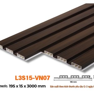 Lam 3 Sóng SPC 15mm Màu Walnut L3S15-VN07 - Hthsaigon.com
