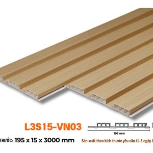 Lam 3 Sóng SPC 15mm Sồi Vàng Đậm L3S15-VN03 - Hthsaigon.com