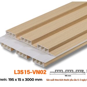Lam 3 Sóng SPC 15mm Sồi Vàng Nhạt L3S15-VN02 - Hthsaigon.com