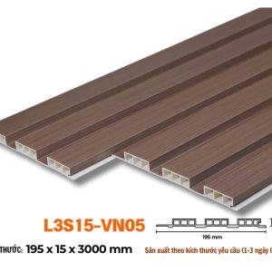 Lam 3 Sóng SPC 15mm Vân Gỗ Ghi L3S15-VN05 - Hthsaigon.com