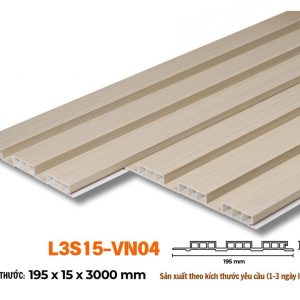 Lam 3 Sóng SPC 15mm Vân Gỗ Kem L3S15-VN04 - Hthsaigon.com