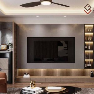 Mẫu kệ tivi đẹp hiện đại bàng gỗ LG-KTV235