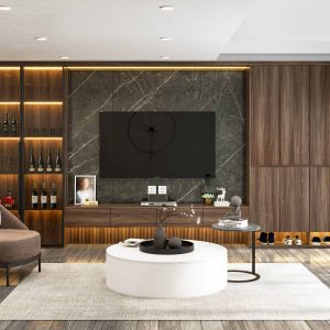 Mẫu kệ tivi gỗ công nghiệp đẹp LG-KTV219