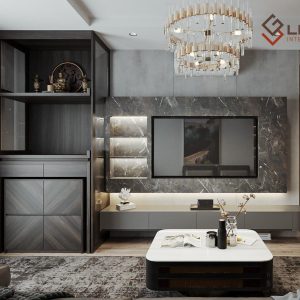 Mẫu kệ tivi hiện đại cho phòng khách đẹp đẳng cấp LG-KTV230