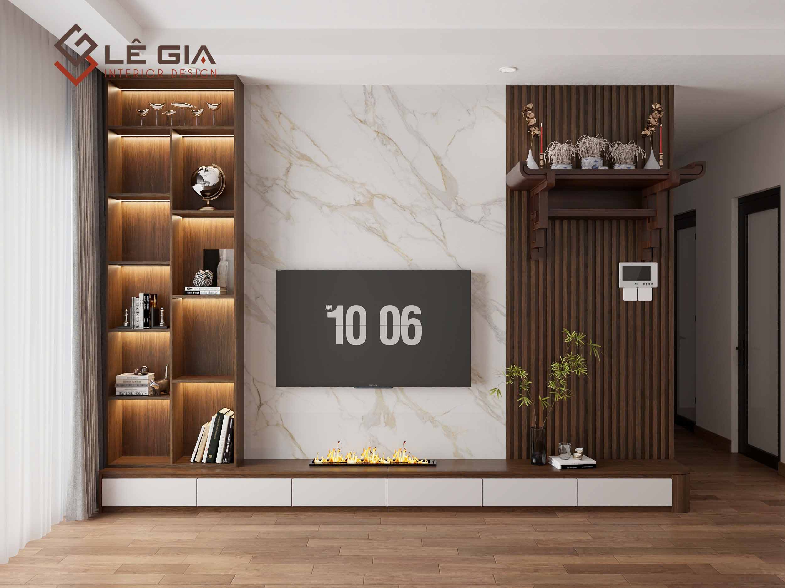 Mẫu kệ tivi hiện đại phòng khách LG-KTV236