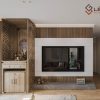 Mẫu kệ tivi phòng khách gỗ công nghiệp cao cấp LG-KTV232
