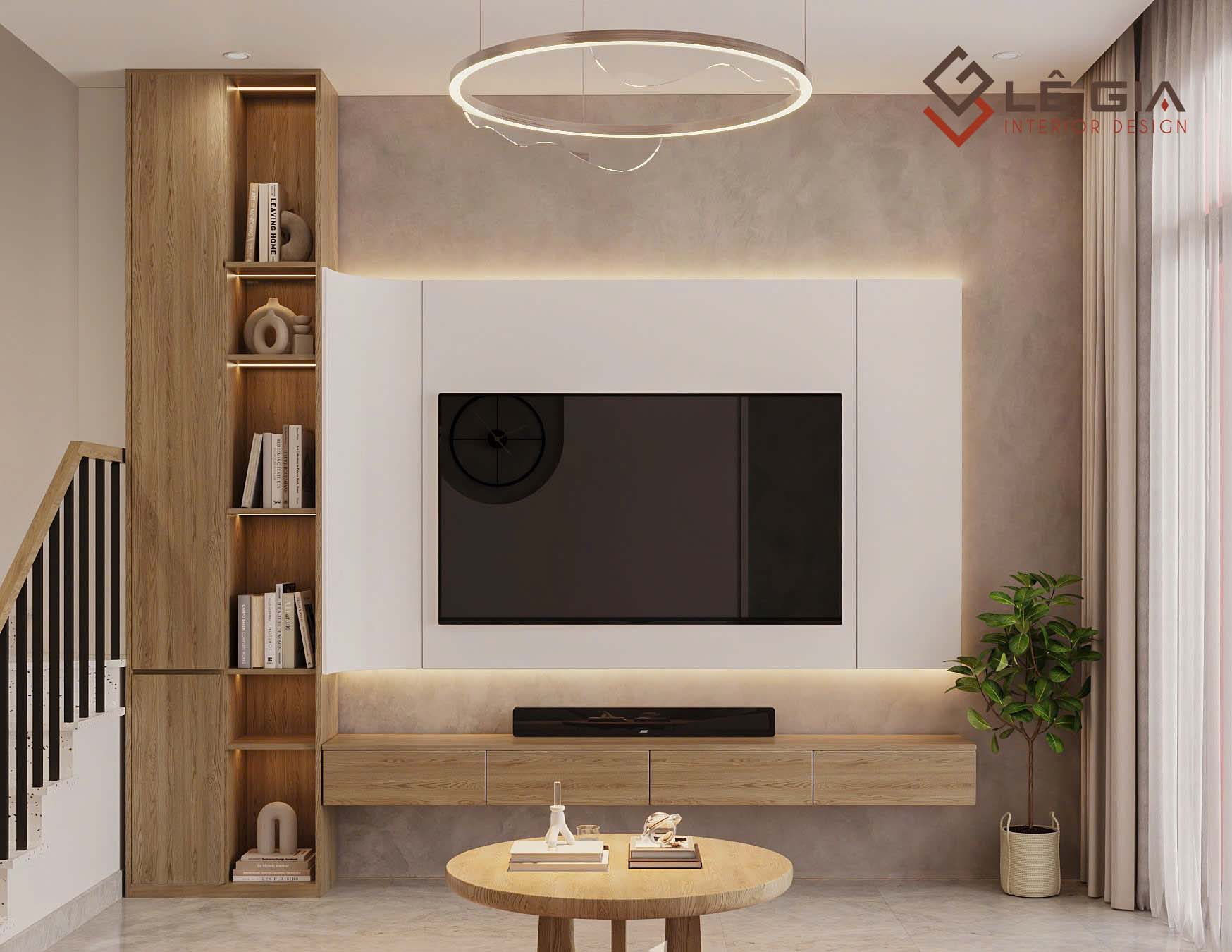 Mẫu kệ tivi phòng khách gỗ hiện đại LG-KTV246