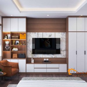 Mẫu kệ tivi phòng ngủ công nghiệp LG-KTV213