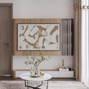 Mẫu kệ tivi treo tường phòng khách LG-KTV238