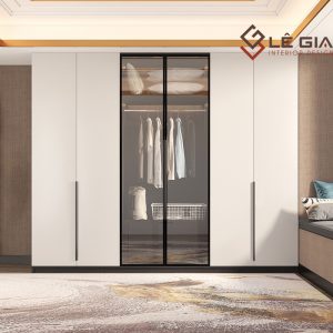 Tủ âm tường cánh kính hiện đại LG-TQA237