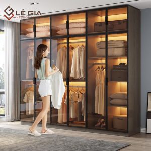 Tủ áo cánh kính hiện đại LG-TQA243