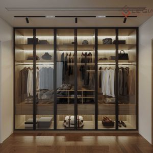 Tủ quần áo cánh kính hiện đại ấn tượng LG-TQA259