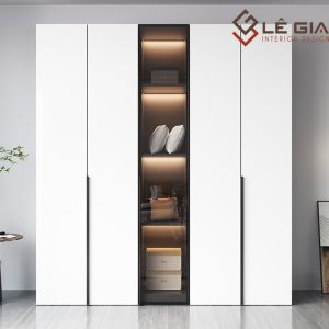 Tủ quần áo hiện đại cánh kính cao cấp LG-TQA246
